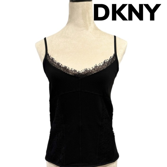DKNY spandex lace inlay camisole Size M - Picture 1 of 7